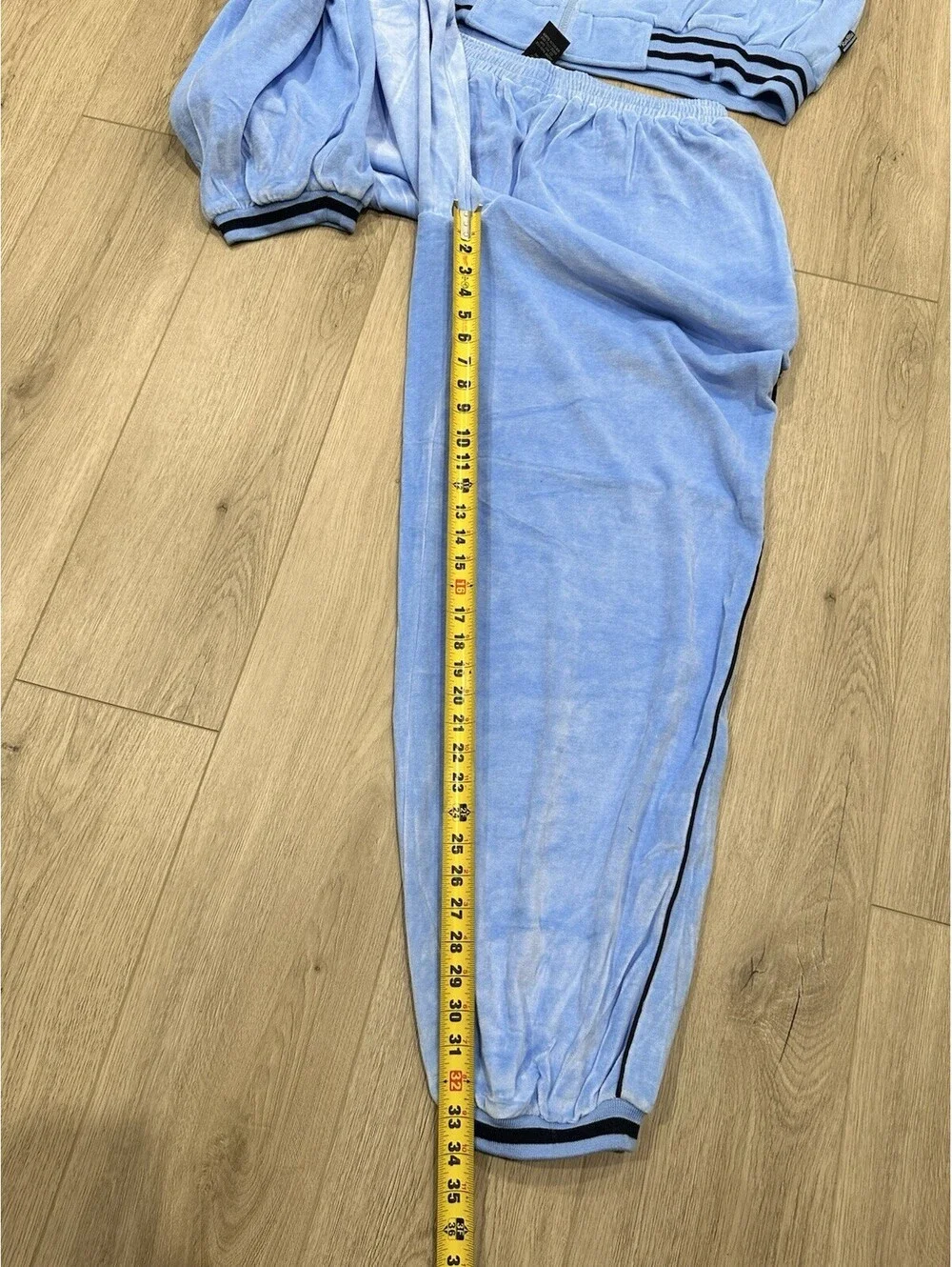 Raw Blue Tracksuit Mens 2XL/3XL Blue Y2K Hip Hop Zip Streetwear Skate